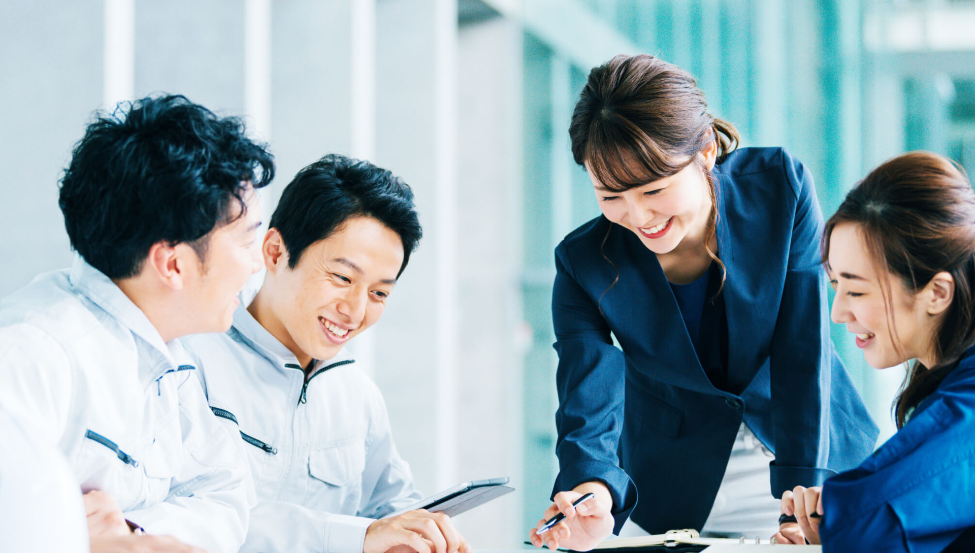 打ち合わせの様子